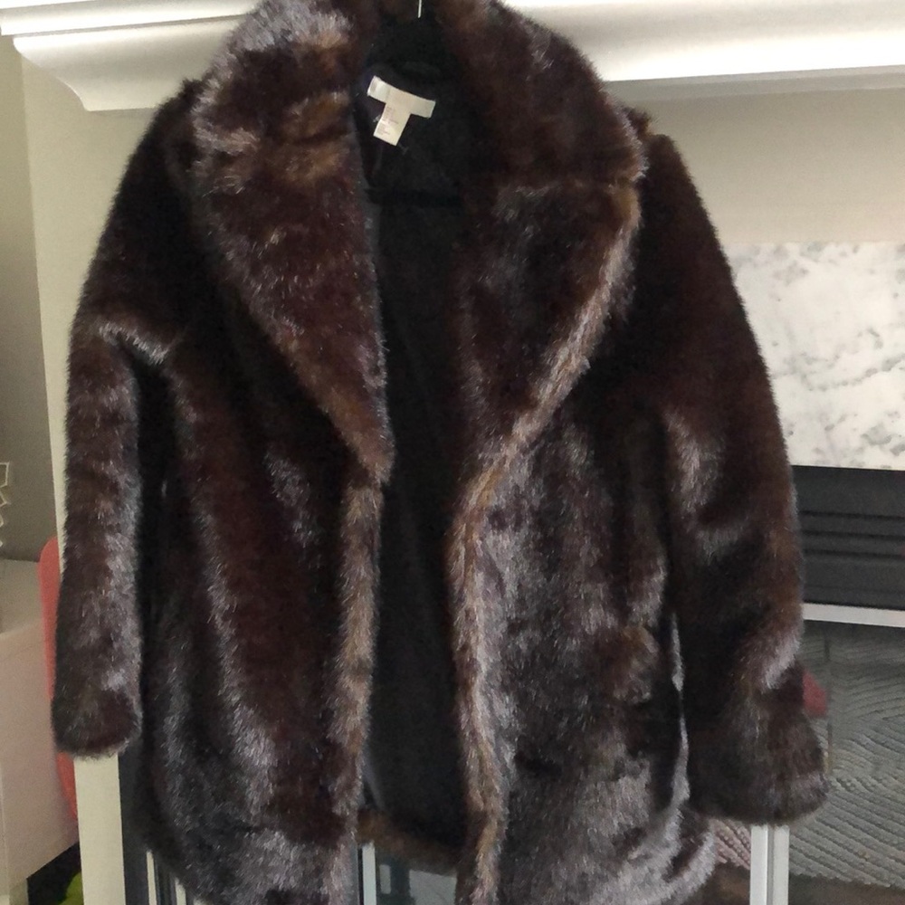 H&M Faux Fur Coat